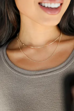 Isabella Gold Layered Chain Necklace