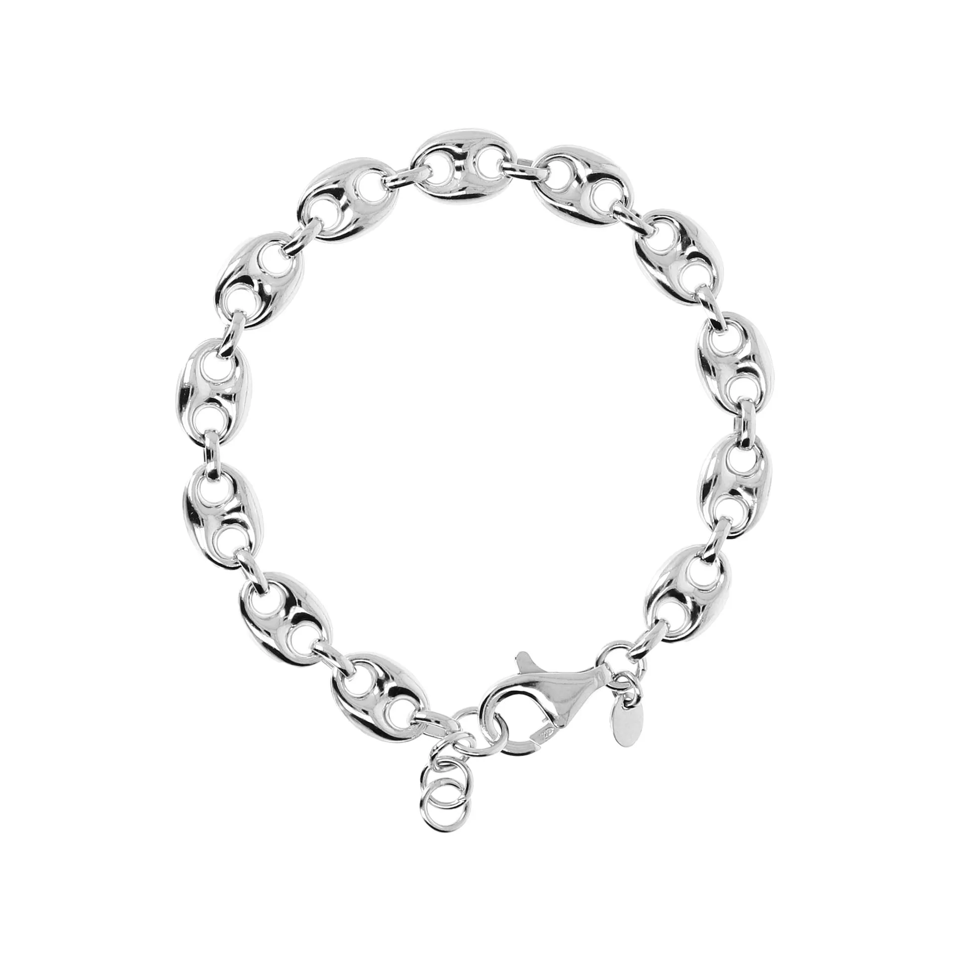 Italian Sterling Silver Marine Link Bracelet