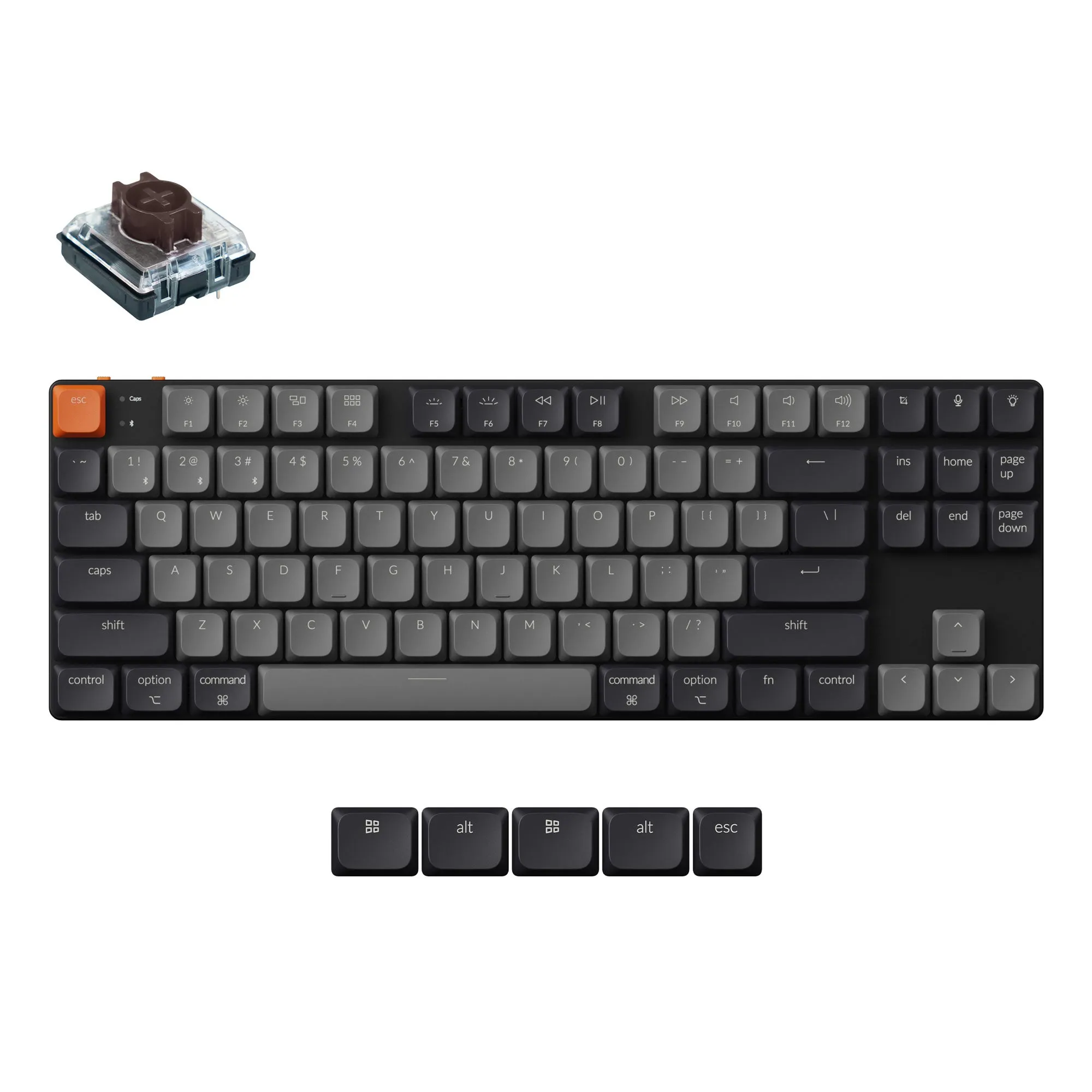 Keychron K1 QMK Wireless Mechanical Keyboard (Version 6)