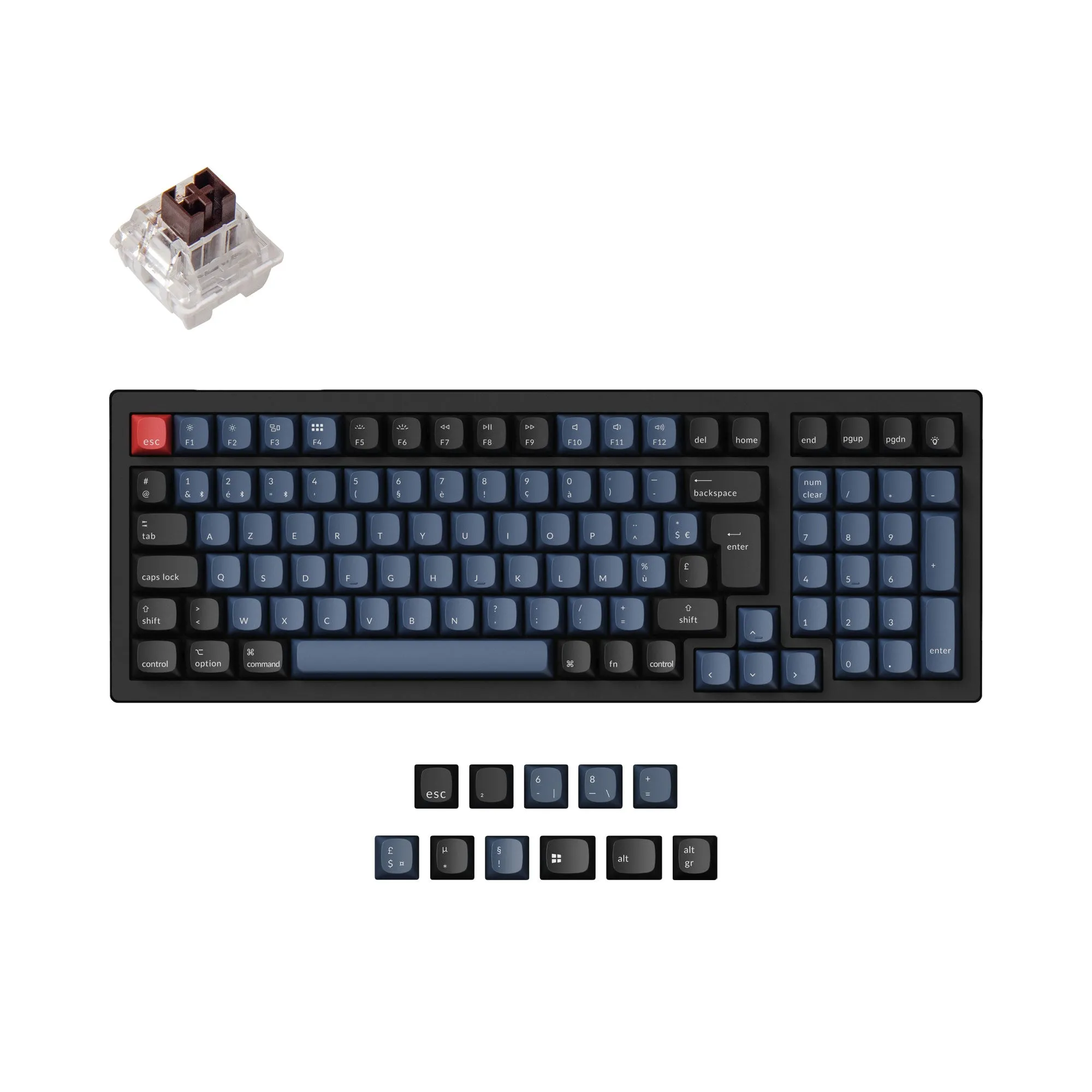 Keychron K4 Pro QMK/VIA Wireless Mechanical Keyboard ISO Layout Collection