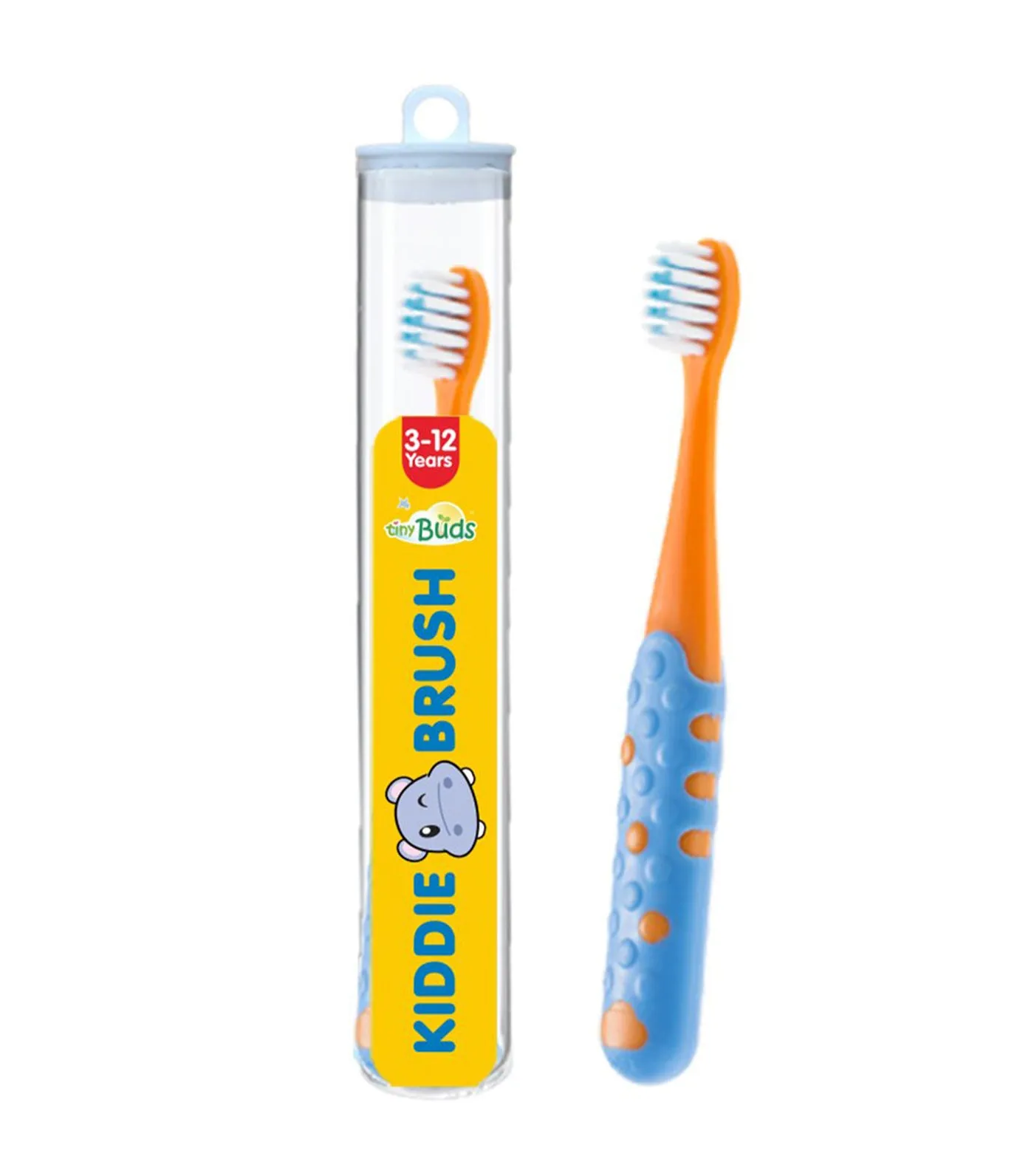 Kiddie Toothbrush (3-12 Years) - Orange and Navy