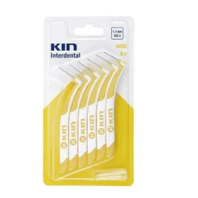 Kin Interproximal Mini 1.1Mm Interdental Brush 6 PC