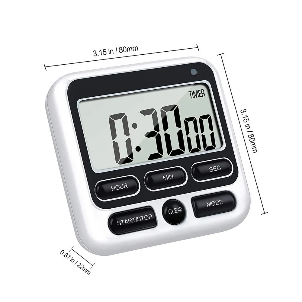 Kitchen Timer Student Learning Exam Upside Down Reminder Alarm Clock Timer