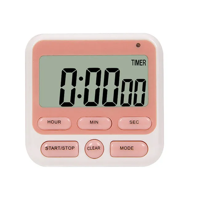 Kitchen Timer Student Learning Exam Upside Down Reminder Alarm Clock Timer