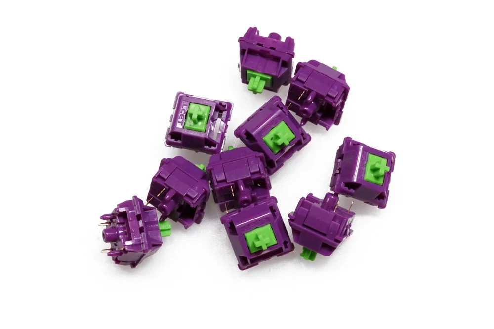 LCET Joker Switch RGB Tactile 58g Switches For Mechanical keyboard mx stem 5pin Green Purple similar to holy panda