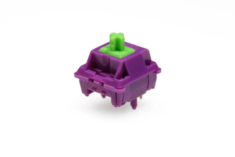 LCET Joker Switch RGB Tactile 58g Switches For Mechanical keyboard mx stem 5pin Green Purple similar to holy panda