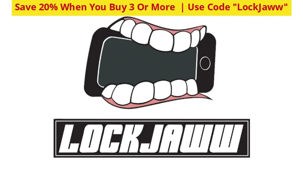 Lockjaww in-Flight Device Holder for iPhone Android, and Small Tablets - Ships Quick!