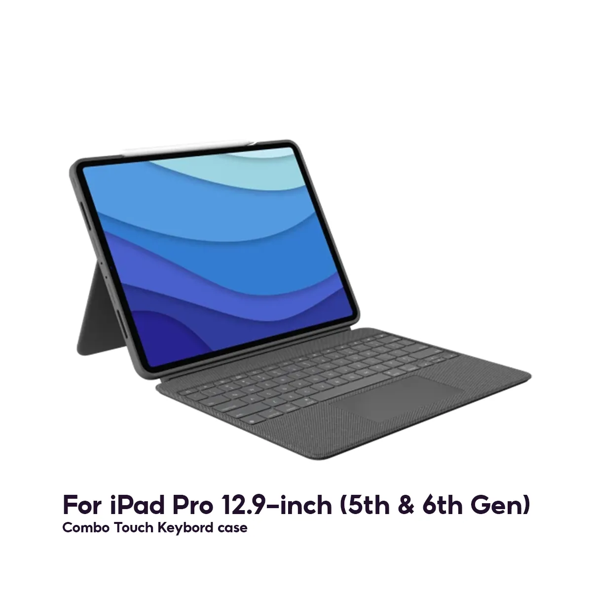 Logitech Combo Touch iPad 10.9", iPad Pro M4 11", iPad Pro 12.9'', iPad Air M2 11"/13" iPad Keyboard Case with Trackpad