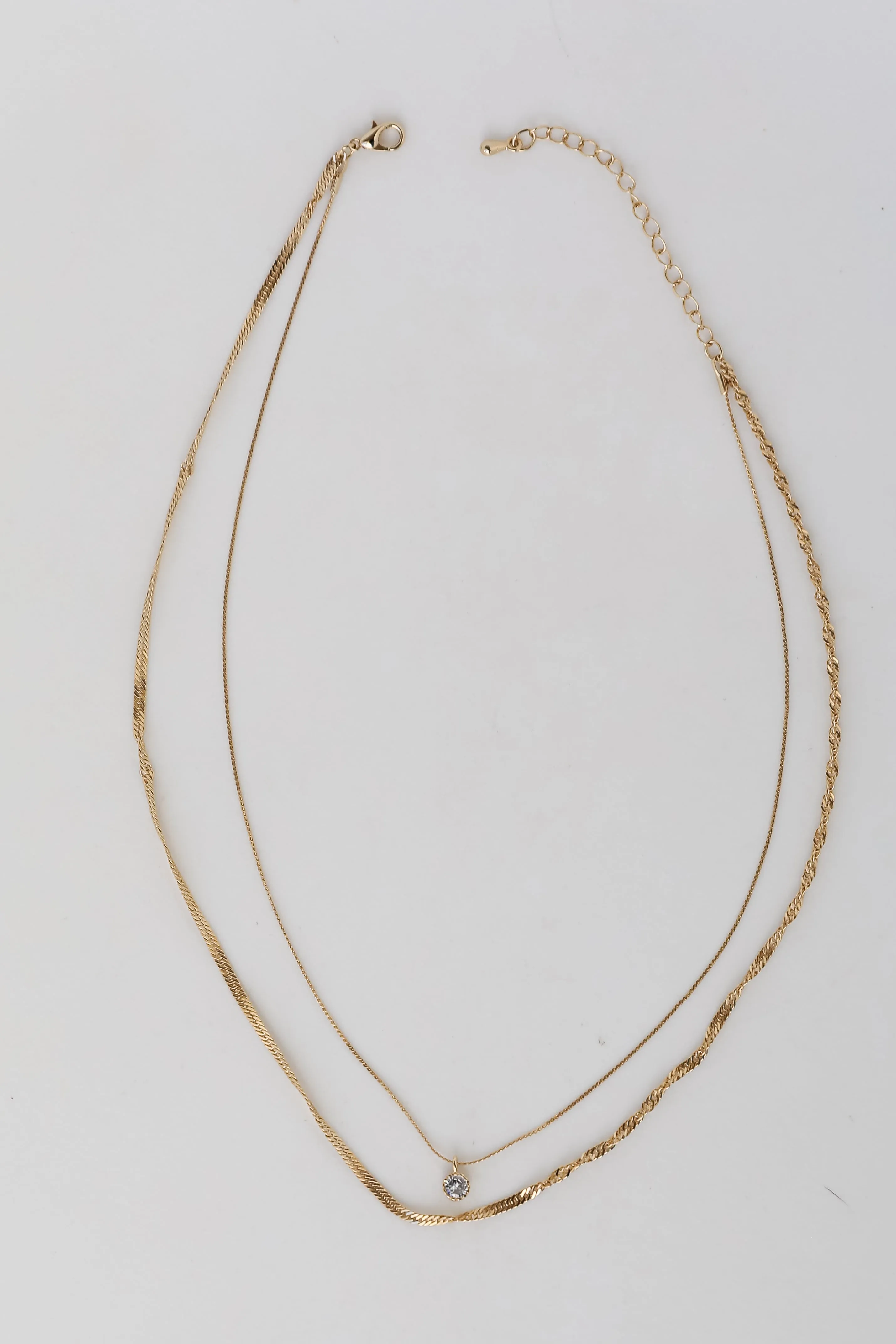 Lola Gold Layered Chain Necklace