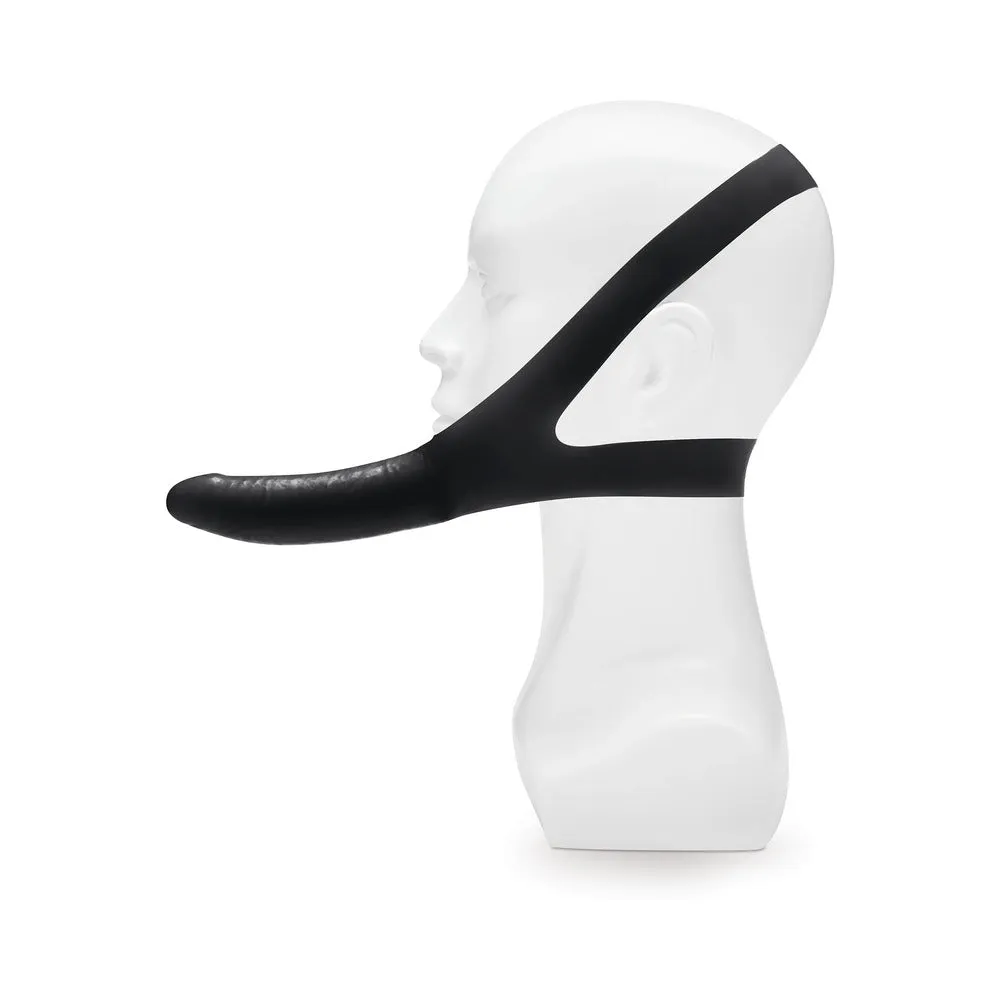 Lux Fetish The Original Facilitator Chin Strap-On Black