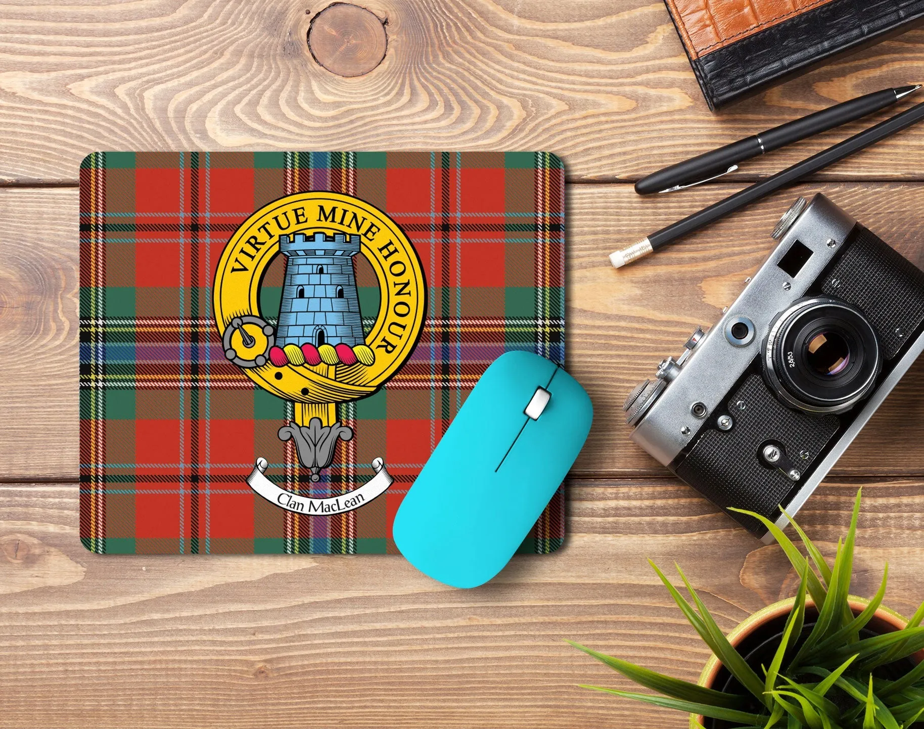 MacLean Clan Crest Mouse Pad