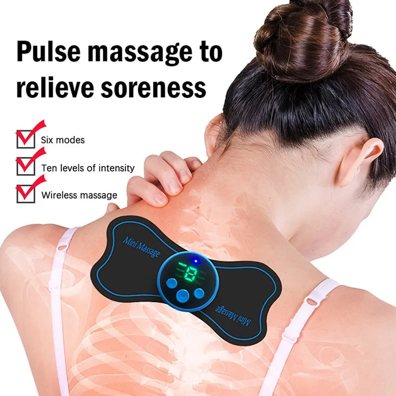 Mini Electric Body Neck Relief Massager