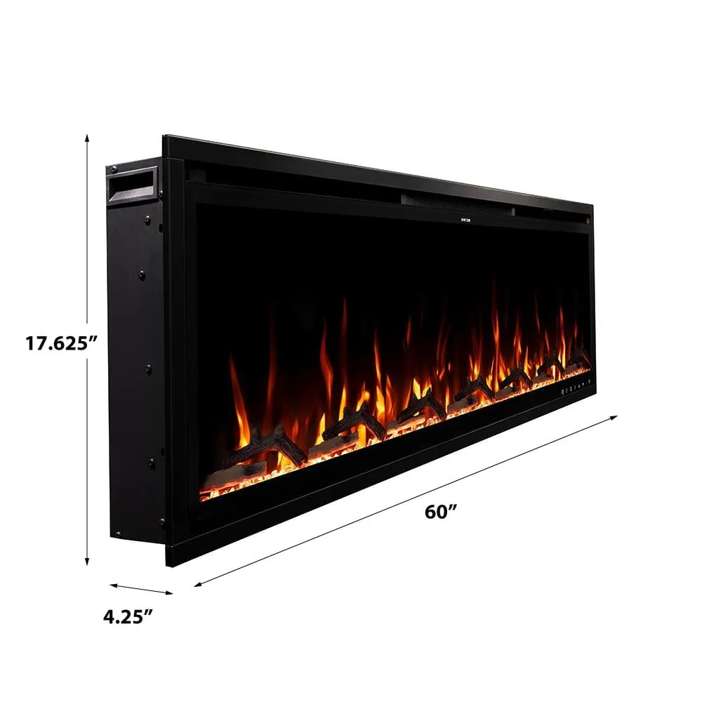 Modern Ember Aerus Slim 60-in Smart Linear Electric Fireplace