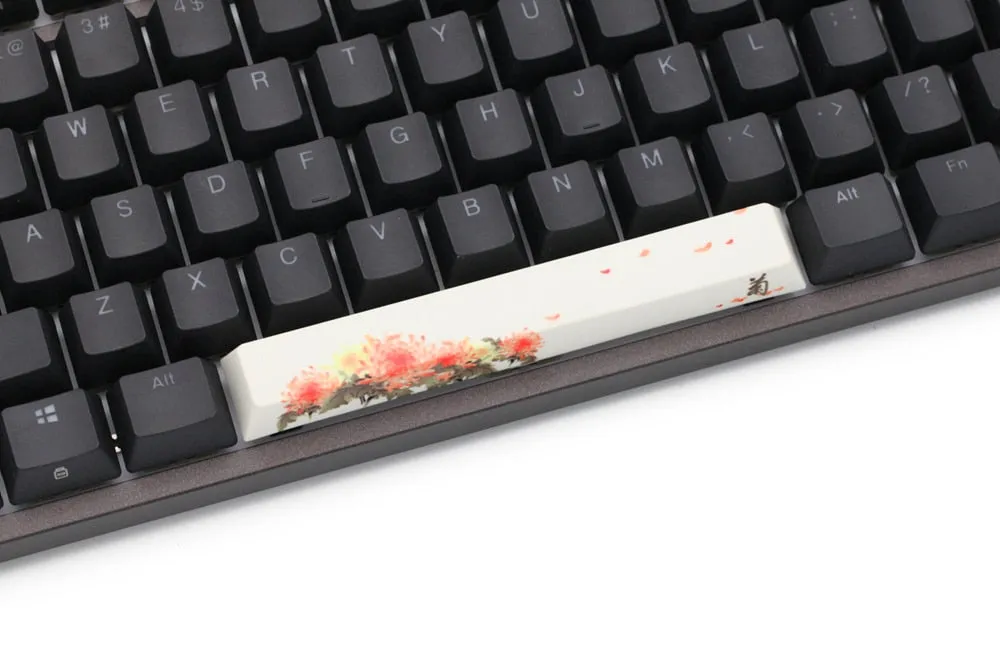 mstone Novelty allover dye sub Keycap spacebar 6.25u cherry profile Chinese fourfriend