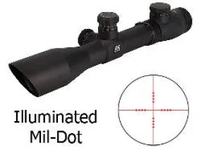 NcStar Mark 3 Scope 1.5-6x 40mm Green Illuminated