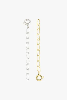 Necklace extender gold plated (7cm)