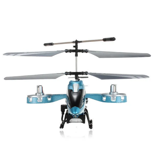 New Version Avatar F103 4CH IR 2.4Ghz Remote Control Mini Metal Gyro RTF 4 Channel RC Helicopter LED Gyro Blue Toy