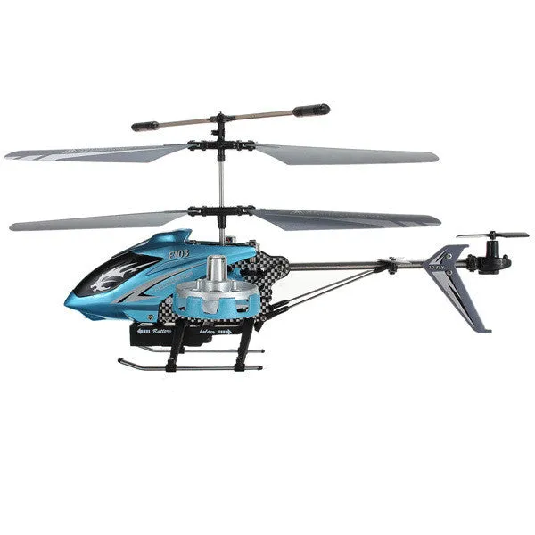 New Version Avatar F103 4CH IR 2.4Ghz Remote Control Mini Metal Gyro RTF 4 Channel RC Helicopter LED Gyro Blue Toy