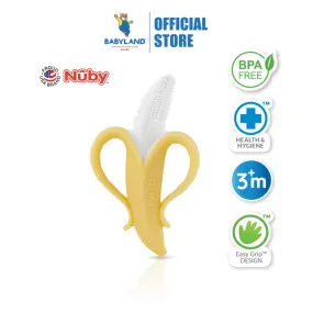 Nuby Banana Toothbrush with 360 Degree Bristles (3m )