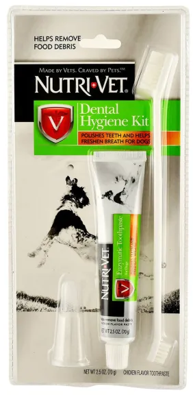 Nutri-Vet Dental Hygiene Kit for Dogs