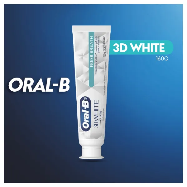 Oral-B 3D White Luxe Fresh Breath Toothpaste 160g