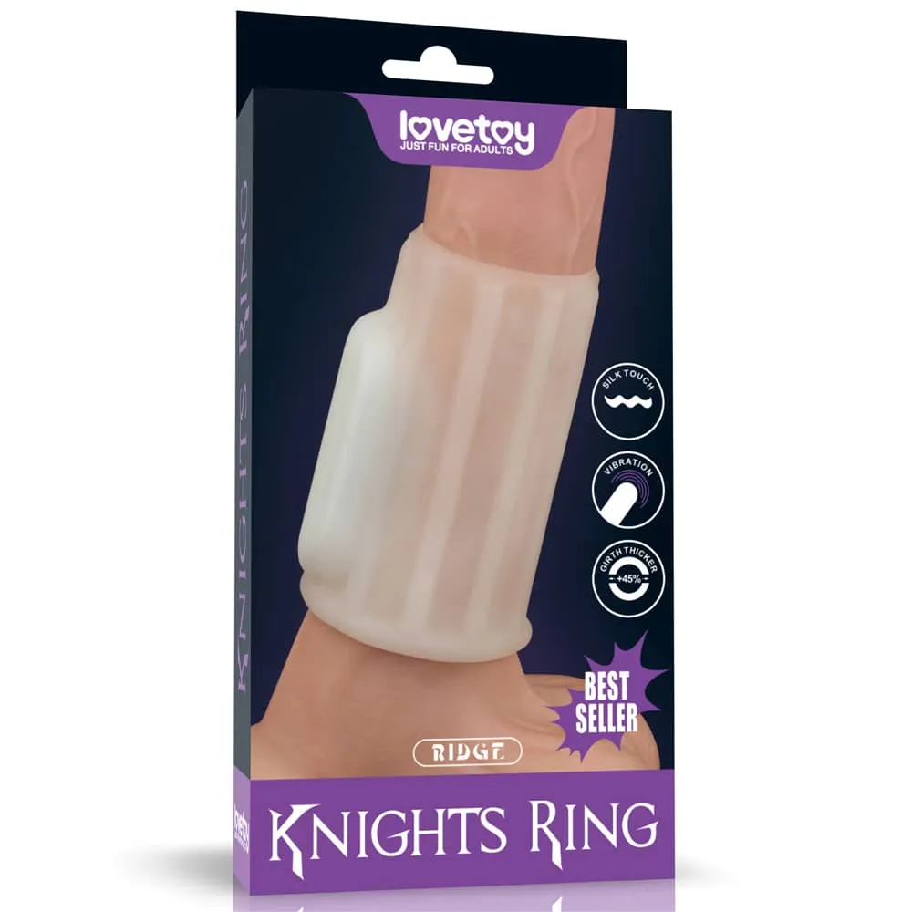 Penis Sleeve Vibrating Cock Ring  45% Girth