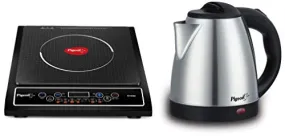 Pigeon by Stovekraft Cruise 1800-Watt Induction Cooktop (Black)   Pigeon by Stovekraft 12466 1.5-Litre Electric Kettle (Multicolor)