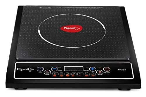 Pigeon by Stovekraft Cruise 1800-Watt Induction Cooktop (Black)   Pigeon by Stovekraft 12466 1.5-Litre Electric Kettle (Multicolor)