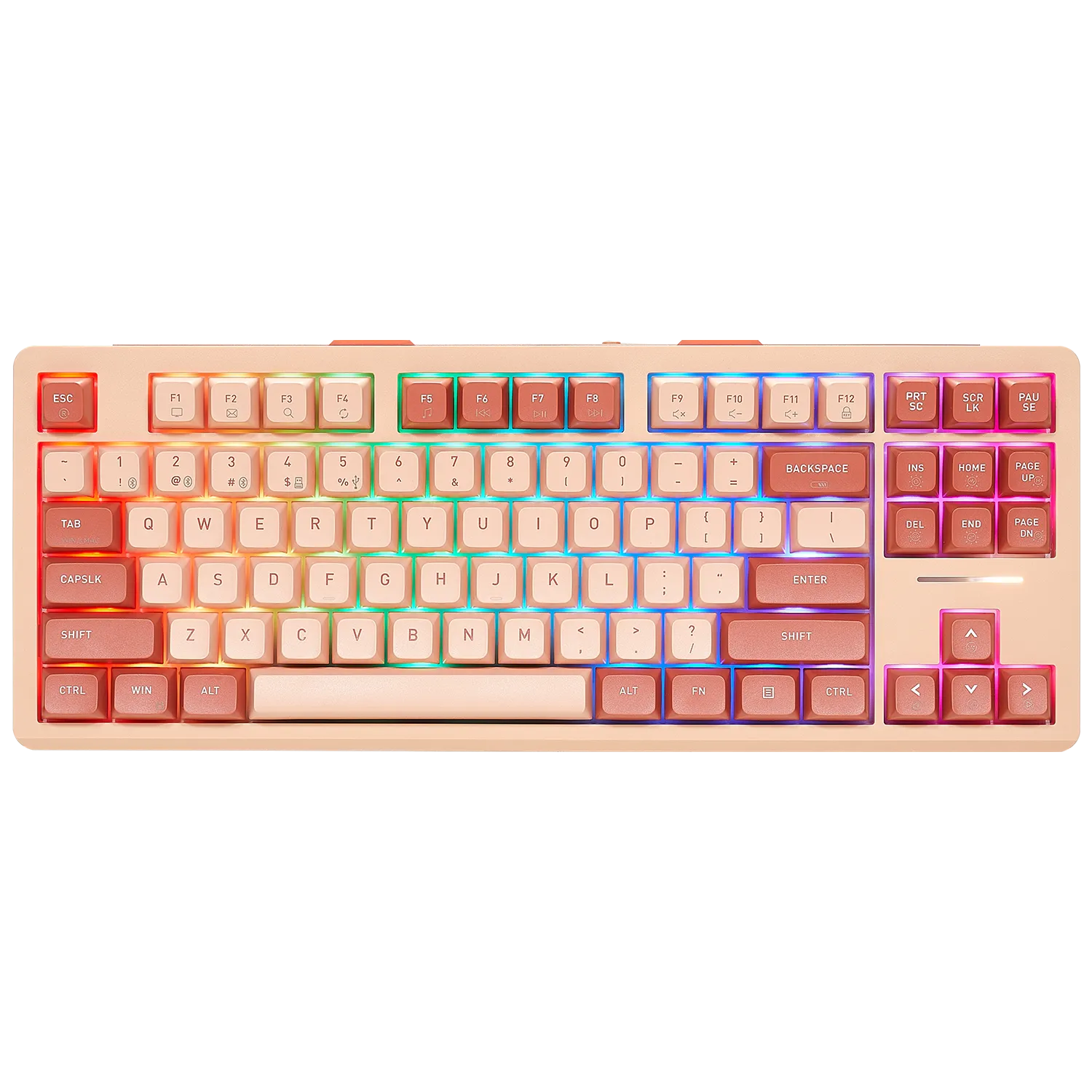 Pixel Q3 Pro Wireless RGB Light Strip TKL HotSwap Mechanical Keyboard