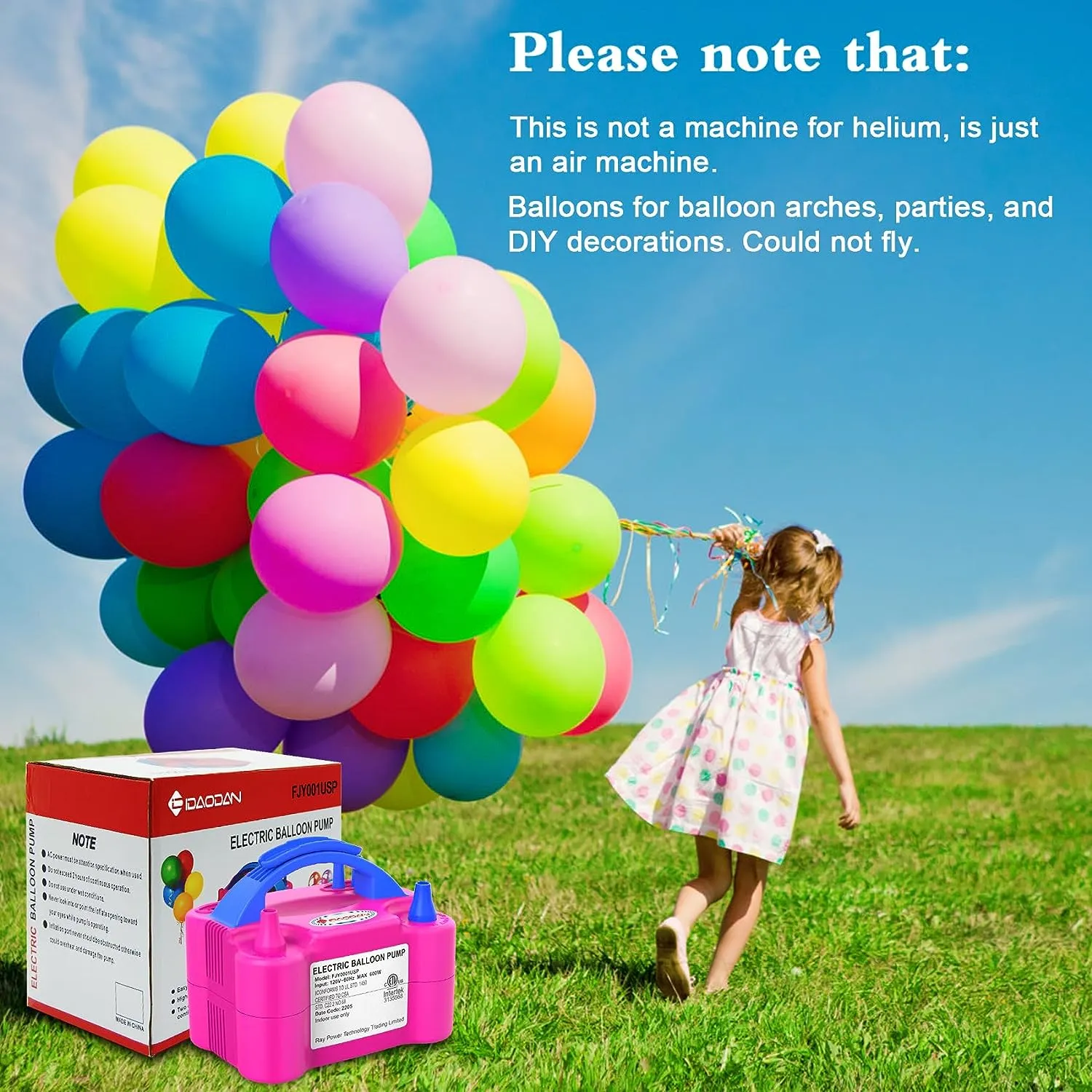 Portable Electric Balloon Pump