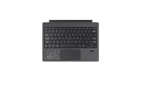 Portable Ultra-Thin Backlit Wireless BT Keyboard with Large Touchpad