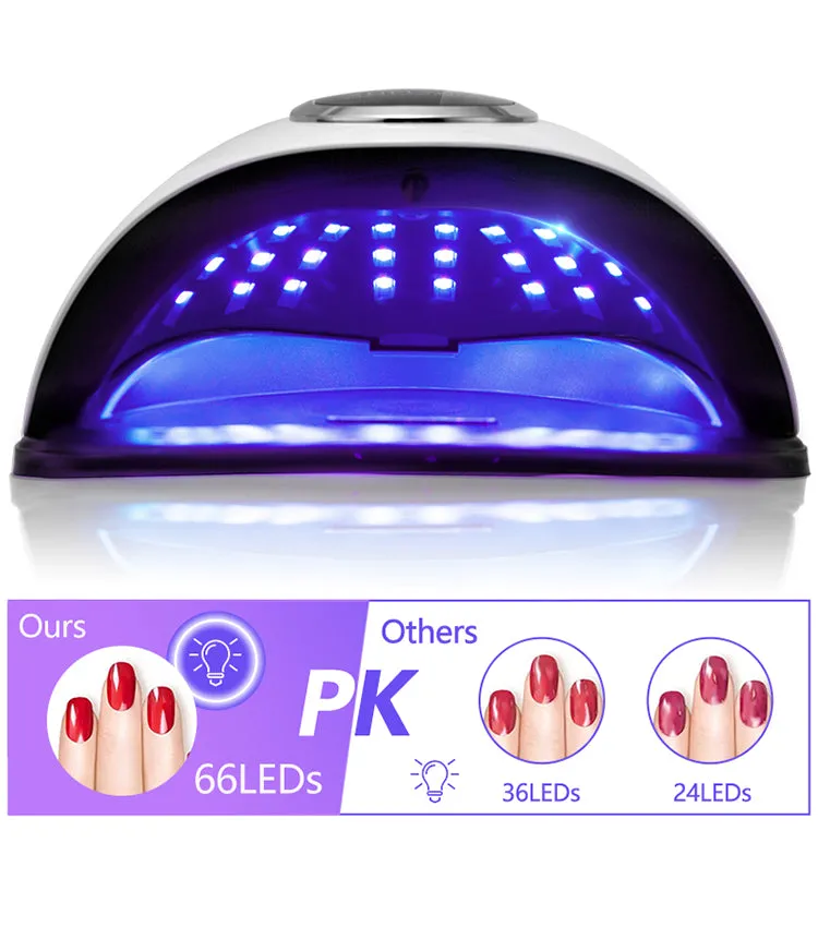 Powerful UV LED Nail Dryer with Portable Design