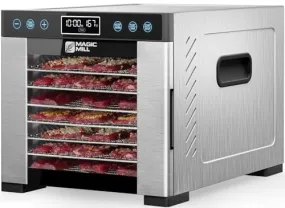 Pro Food Dehydrator Machine | 7 Stainless Steel Trays, Digital Timer and Temperature Control