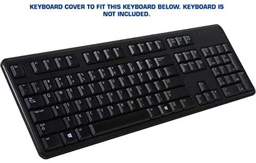 PROTECTCOVERS Keyboard Cover Typing Tutor for Dell KB212 Keyboard US Layout