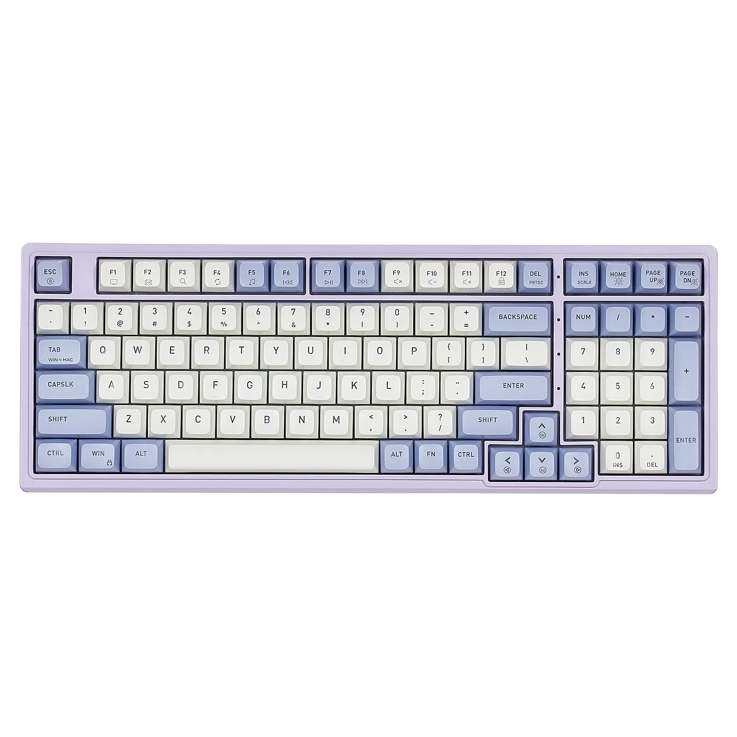 Purple Rain M4 99-Key Creamy Wired Mechanical Keyboard