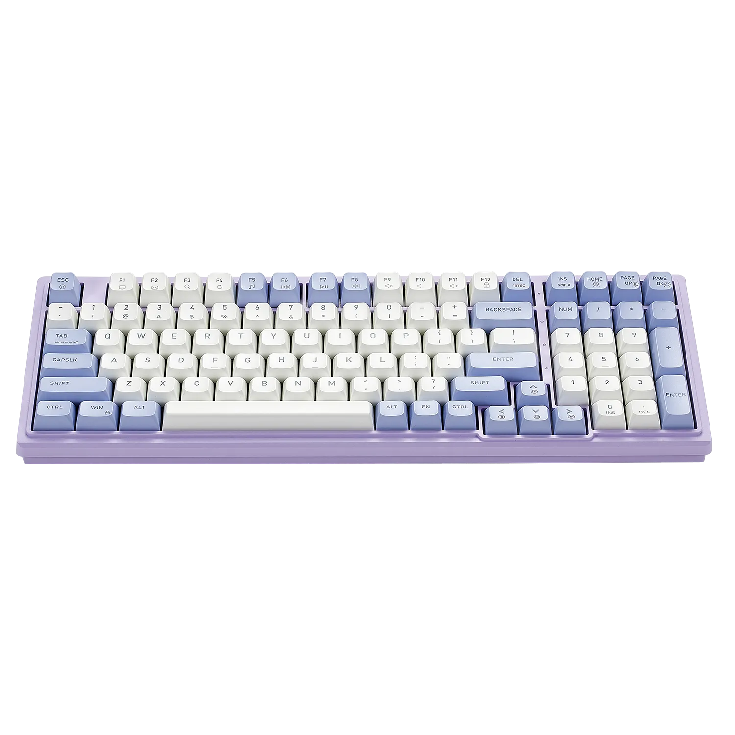 Purple Rain M4 99-Key Creamy Wired Mechanical Keyboard