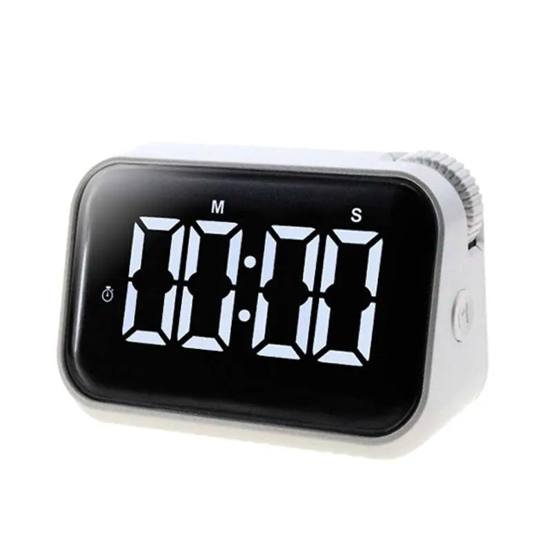 Rechargeable Timer Student Self-Discipline Exercise Kitchen Stopwatch Reminder with Small Night Lamp Timer