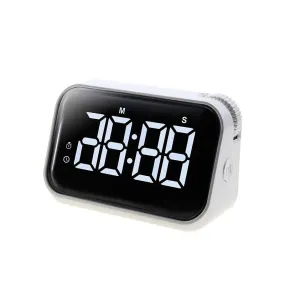 Rechargeable Timer Student Self-Discipline Exercise Kitchen Stopwatch Reminder with Small Night Lamp Timer