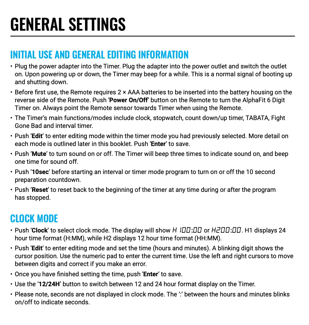 Remote Control (Interval Timer)