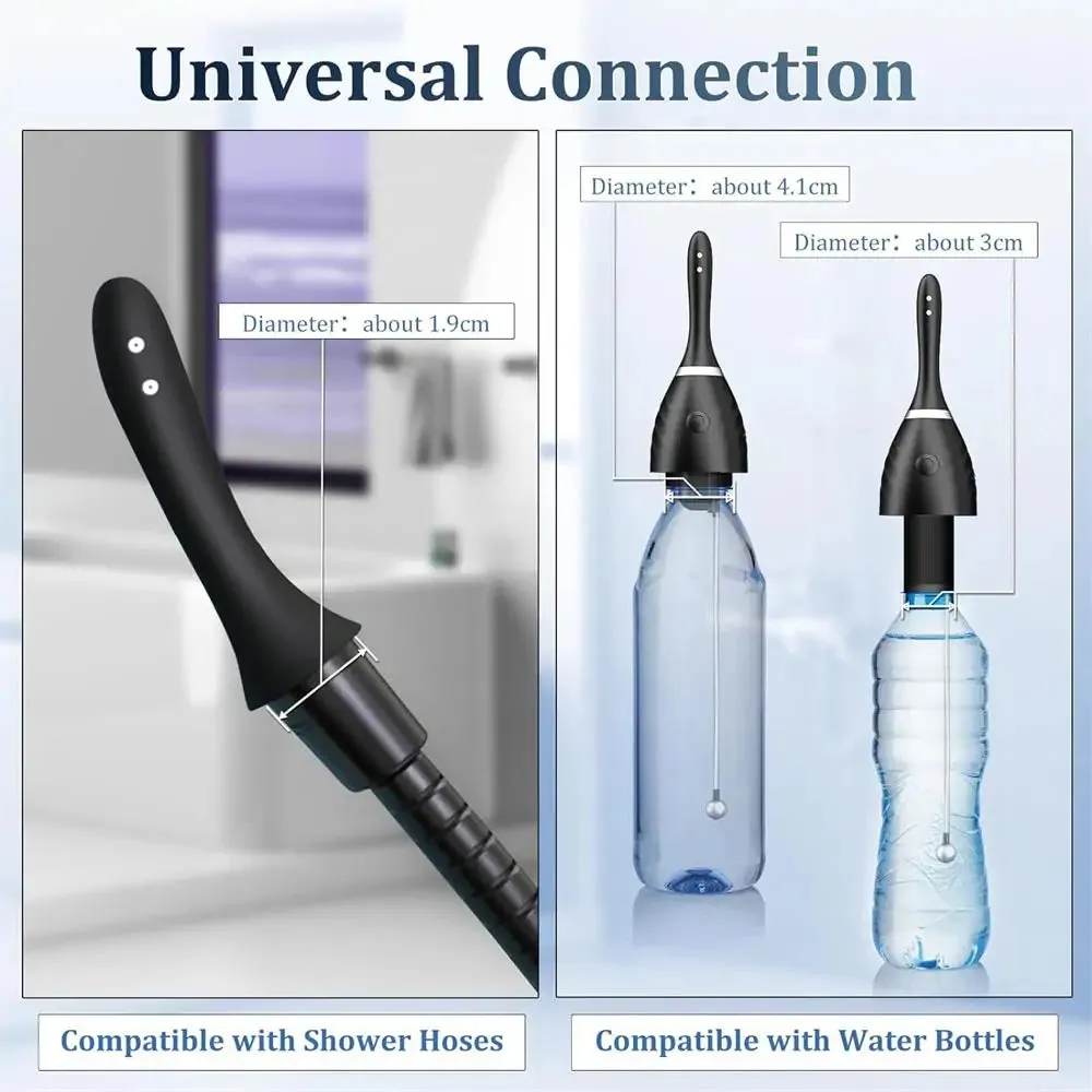 Remote Control Reusable Anal Douche Bottle for Colon Cleanse Men