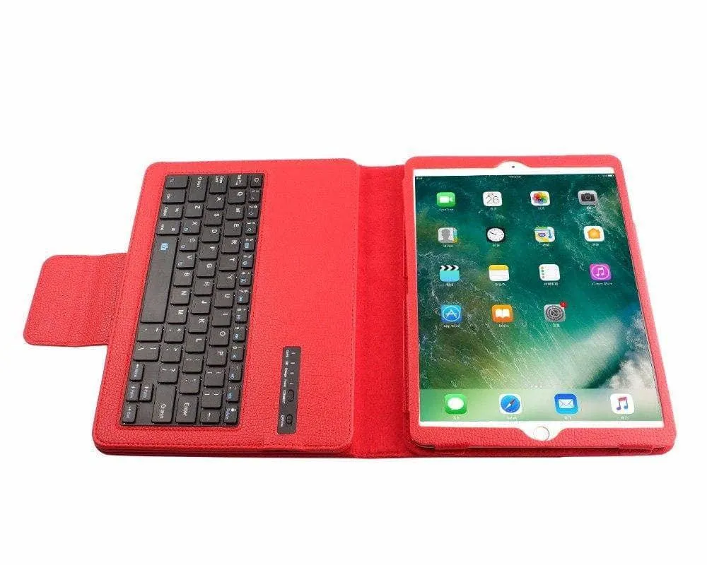 Removable Wireless Bluetooth Keyboard Leather Look Case iPad Air 3 2019