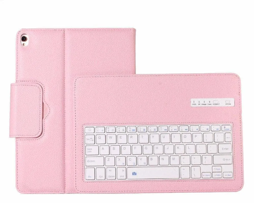 Removable Wireless Bluetooth Keyboard Leather Look Case iPad Air 3 2019