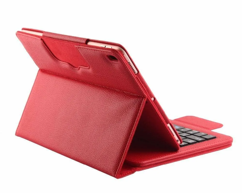 Removable Wireless Bluetooth Keyboard Leather Look Case iPad Air 3 2019