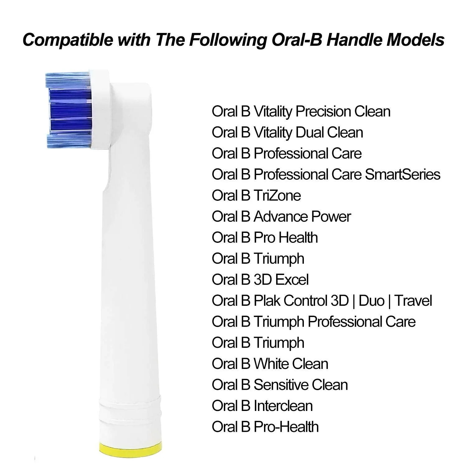 Replacement Toothbrush Heads Compatible With Oral B Braun