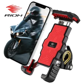 RION Phone Holder for Bicycle MTB Bike Cell Support Moto Motorcycle Smartphone Mobile Handlebar Stand Scooter Kickstand 6.5 Inch