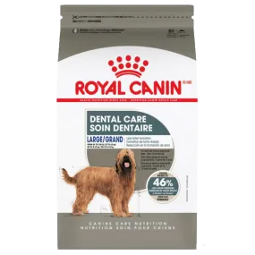 Royal Canin Large Breed Dental Care Dry Dog Food, 30lb