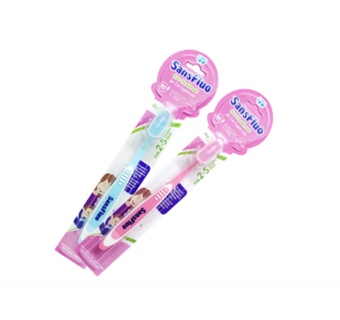 Sansfluo Kids Toothbrush (5-10 years old) - Step 3