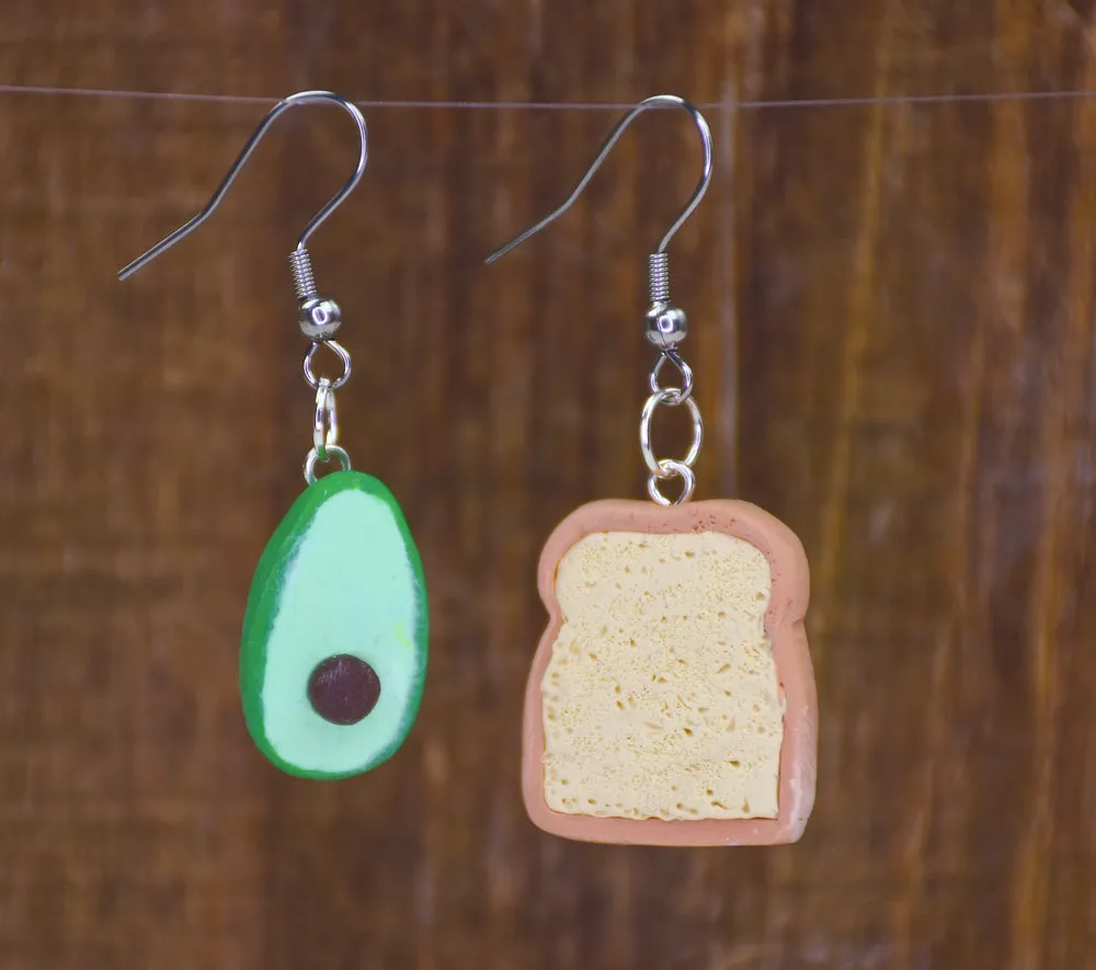 Sculpey Bake Shop® Avocado Toast Earrings