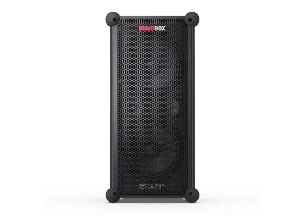 Sharp CPLS100 120W 2.0 Channel Sumobox Speaker, Black