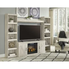 Signature Design by Ashley Bellaby EW0331W8 4 pc Entertainment Center with Electric Fireplace